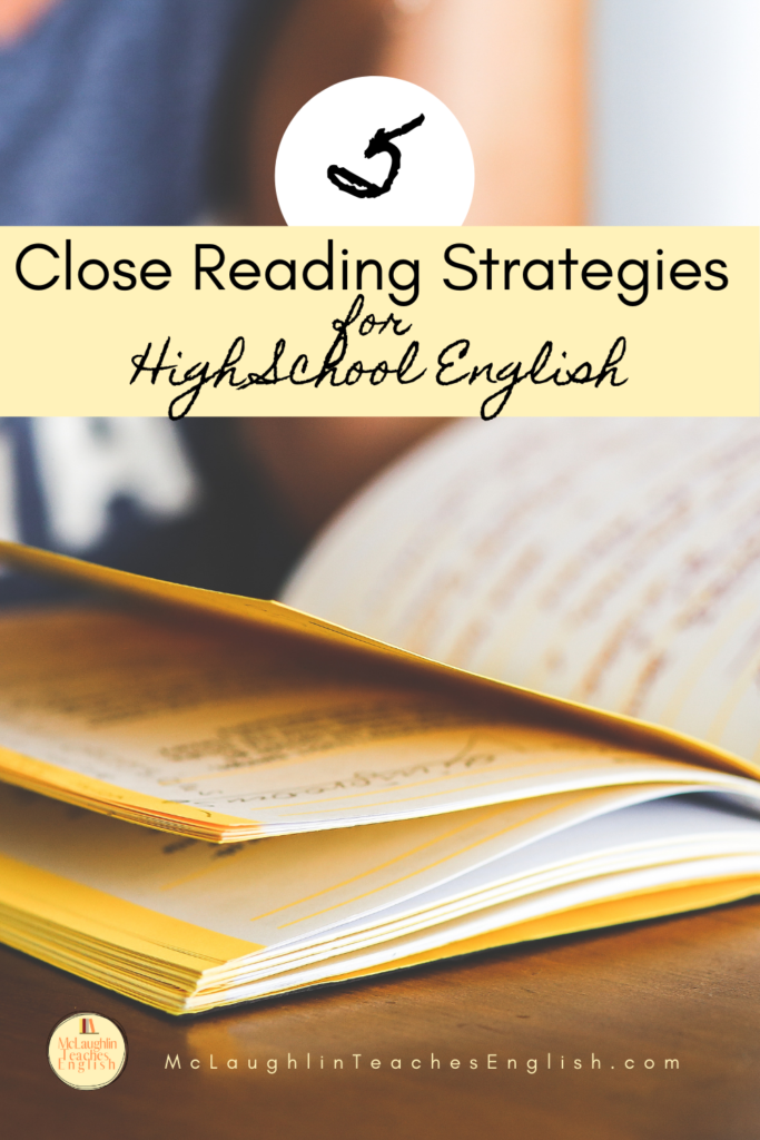 5 Brilliant Strategies For Better Close Reading - McLaughlin Teaches ...